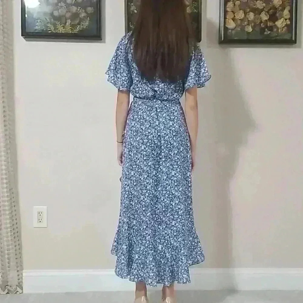 BohoāLongāWrapĀ Dress - Picture 11 of 11
